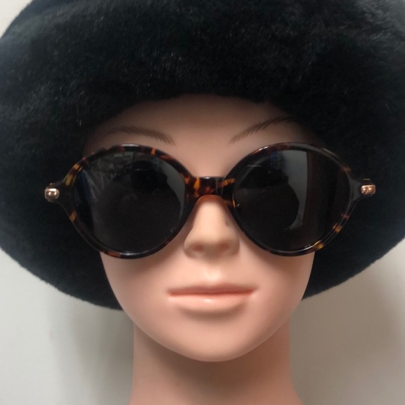 Dior Women\'s Polarized Sunglasses Round Umbrage Havana Brown